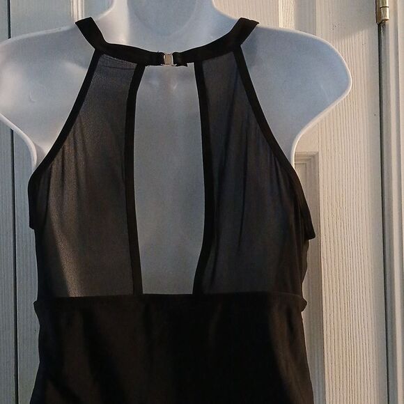 Tempt Me black one piece swimsuit swimwear bathing suit Sz L NWT - Picture 7 of 9